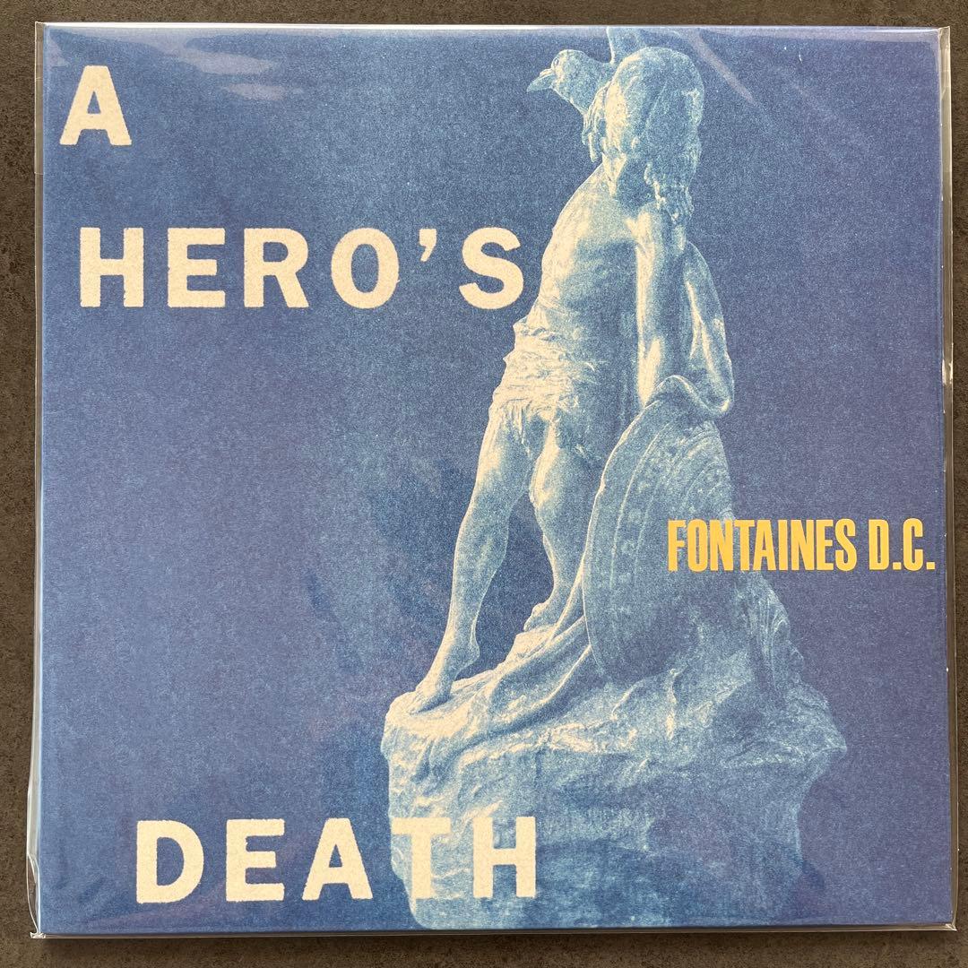 Fontaines D.C. - A Hero's Death LP Limited Blue Stormy Colored Vinyl