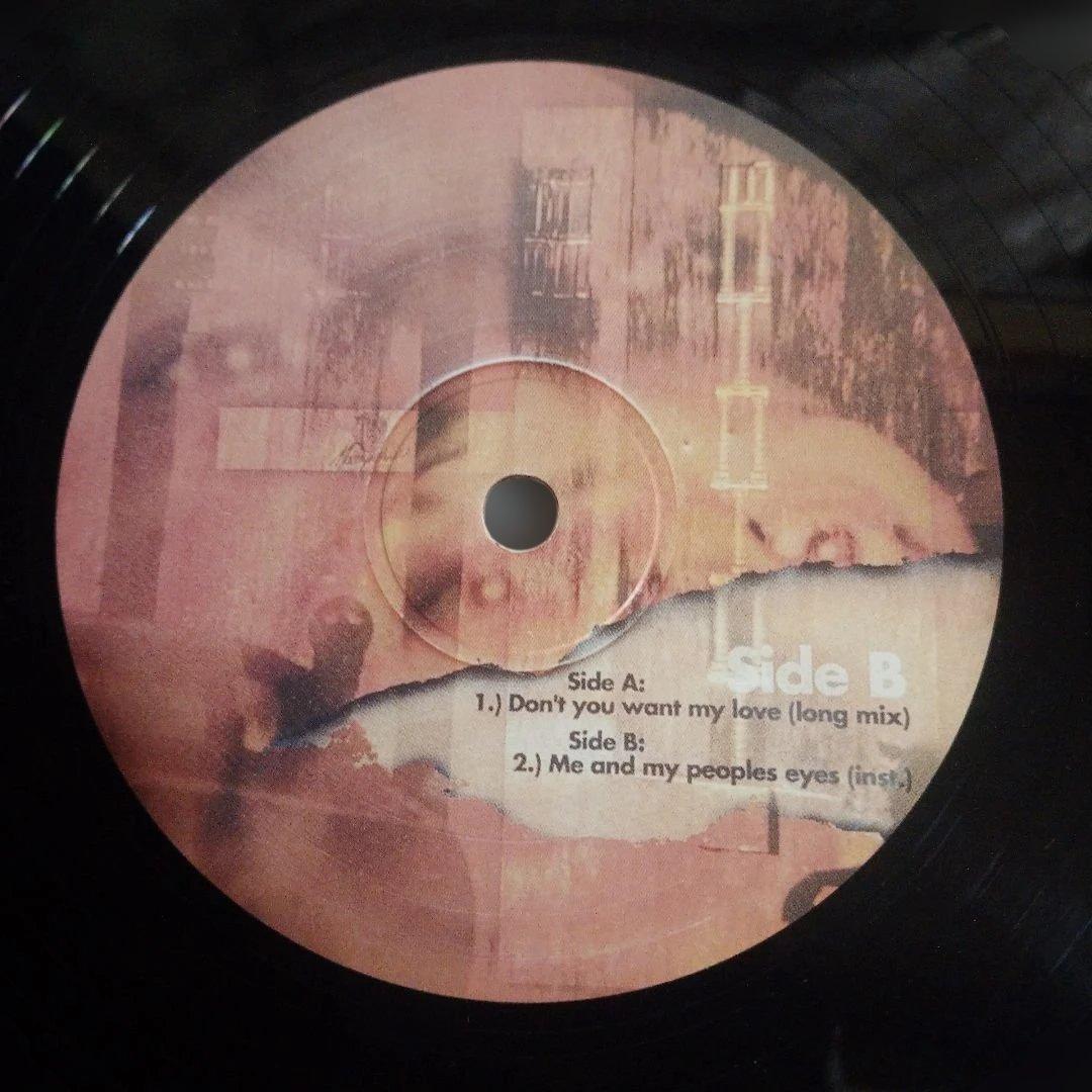 Don’t You Want My Love 12” Vinyl Black Unopened Artwork Label Bass | Japansoundstore