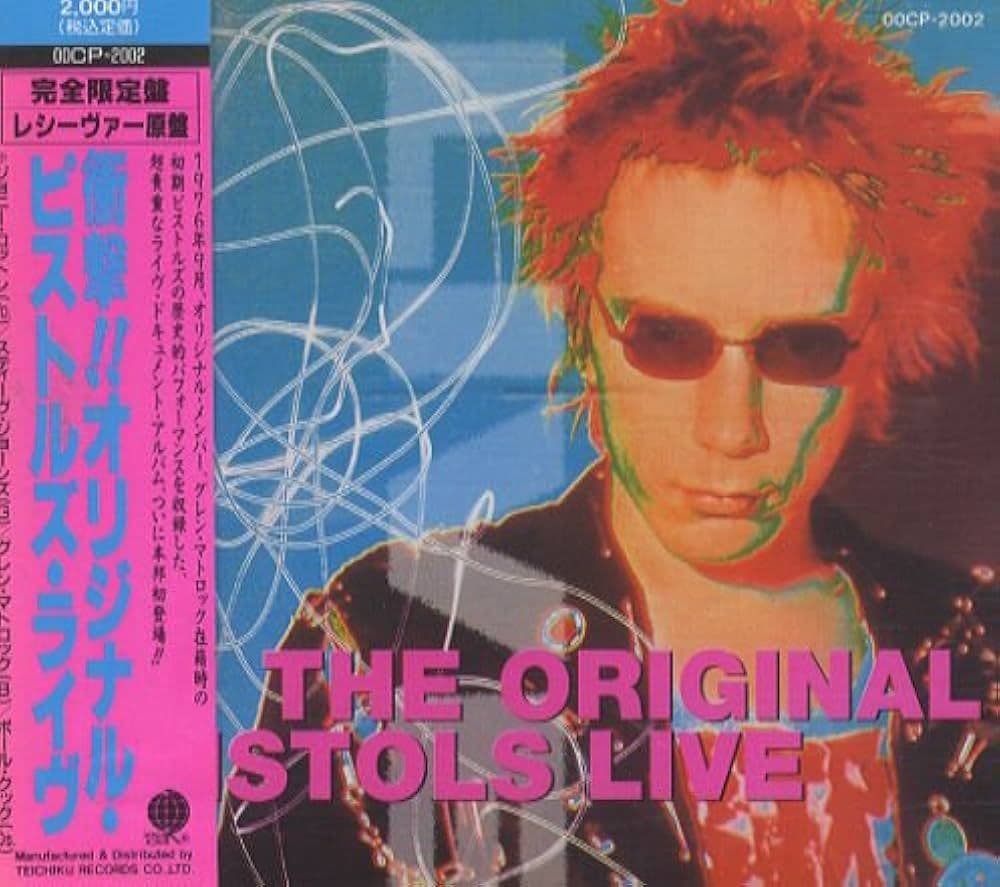 Sex Pistols - The Original Pistols Live CD Japan Press, w/ OBI, 1992