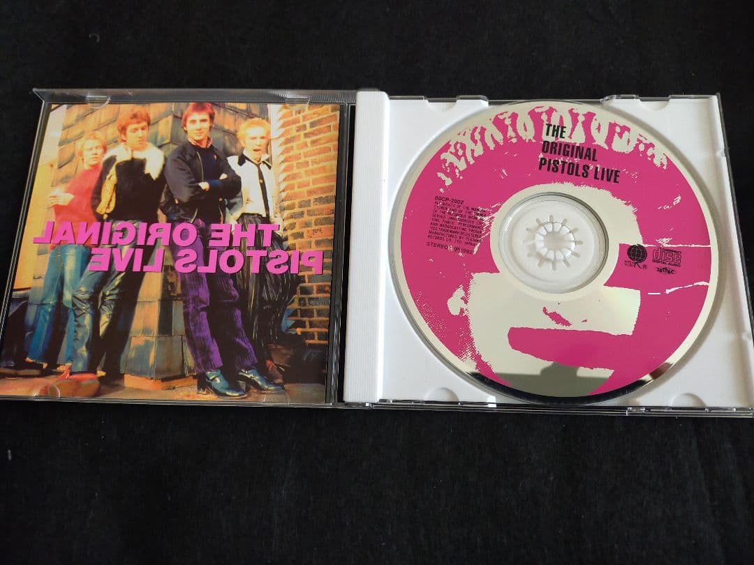 Sex Pistols - The Original Pistols Live CD Japan Press, w/ OBI, 1992