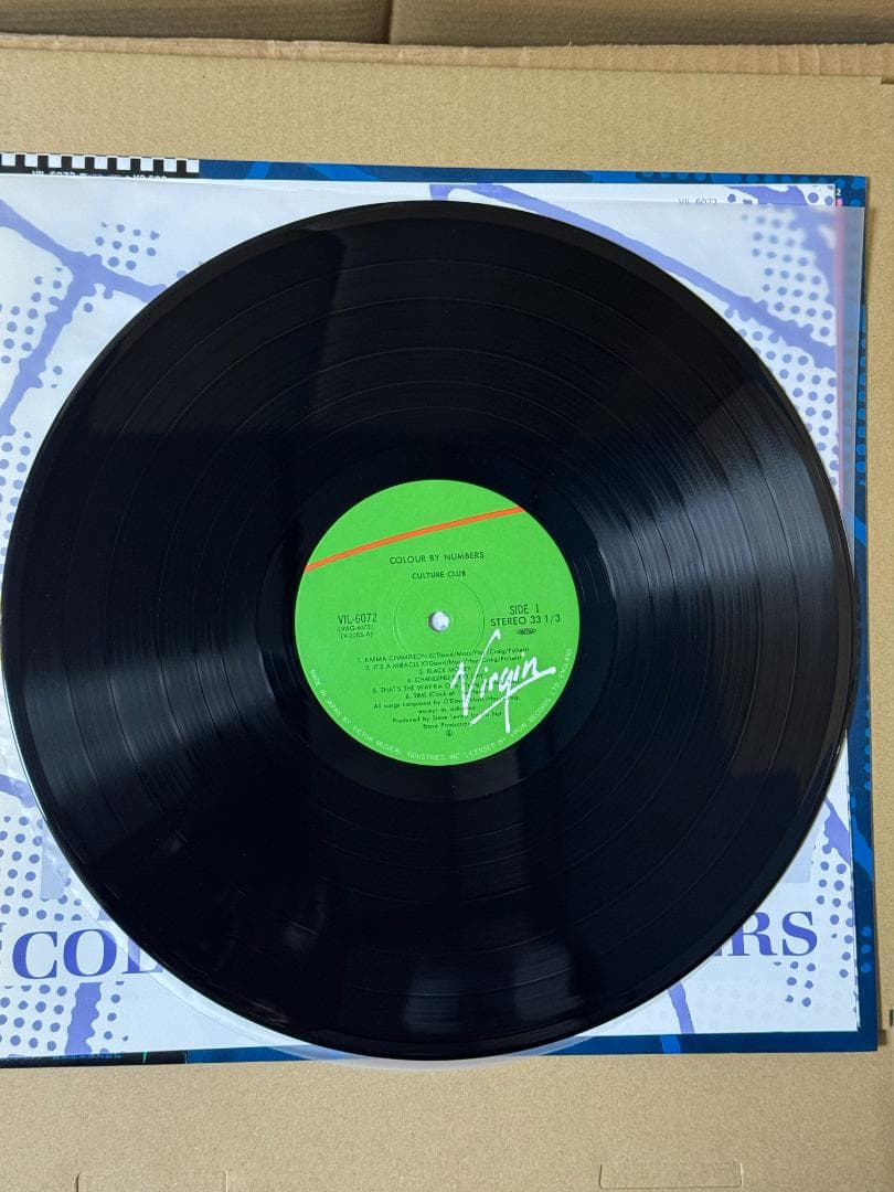 Culture Club Color by Numbers LP with Obi Used Good Condition | Japansoundstore