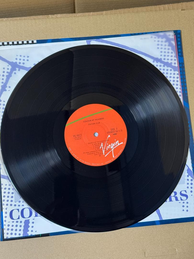 Culture Club Color by Numbers LP with Obi Used Good Condition | Japansoundstore