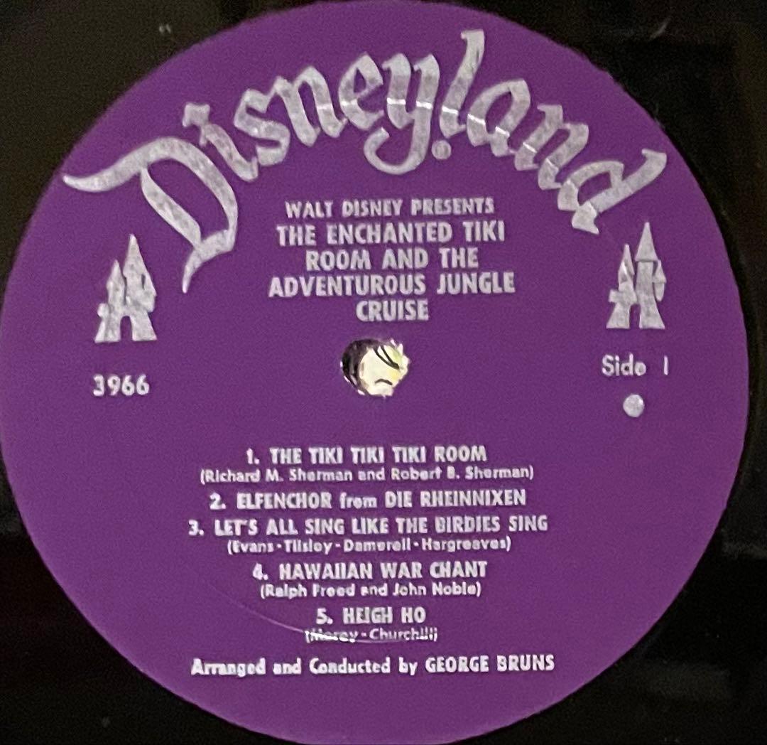 Walt Disney's The Enchanted Tiki Room LP Original 1968 Disneyland Soundtrack Boo