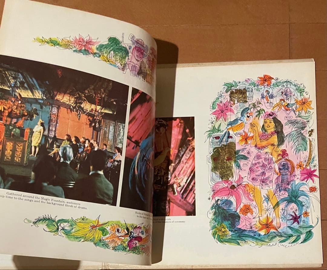 Walt Disney's The Enchanted Tiki Room LP Original 1968 Disneyland Soundtrack Boo