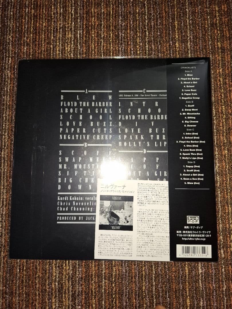 Nirvana Bleach 20th Anniversary 2LP Deluxe Set  Sealed | Japansoundstore