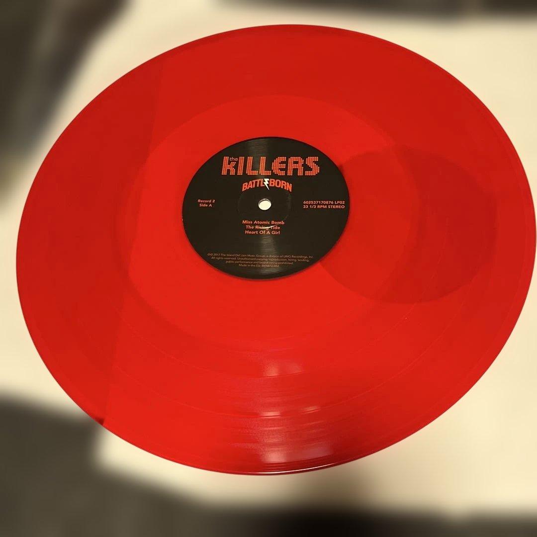 The Killers Battle Born EU Limited Red Vinyl 2LP +Book & Poster, Used | Japansoundstore