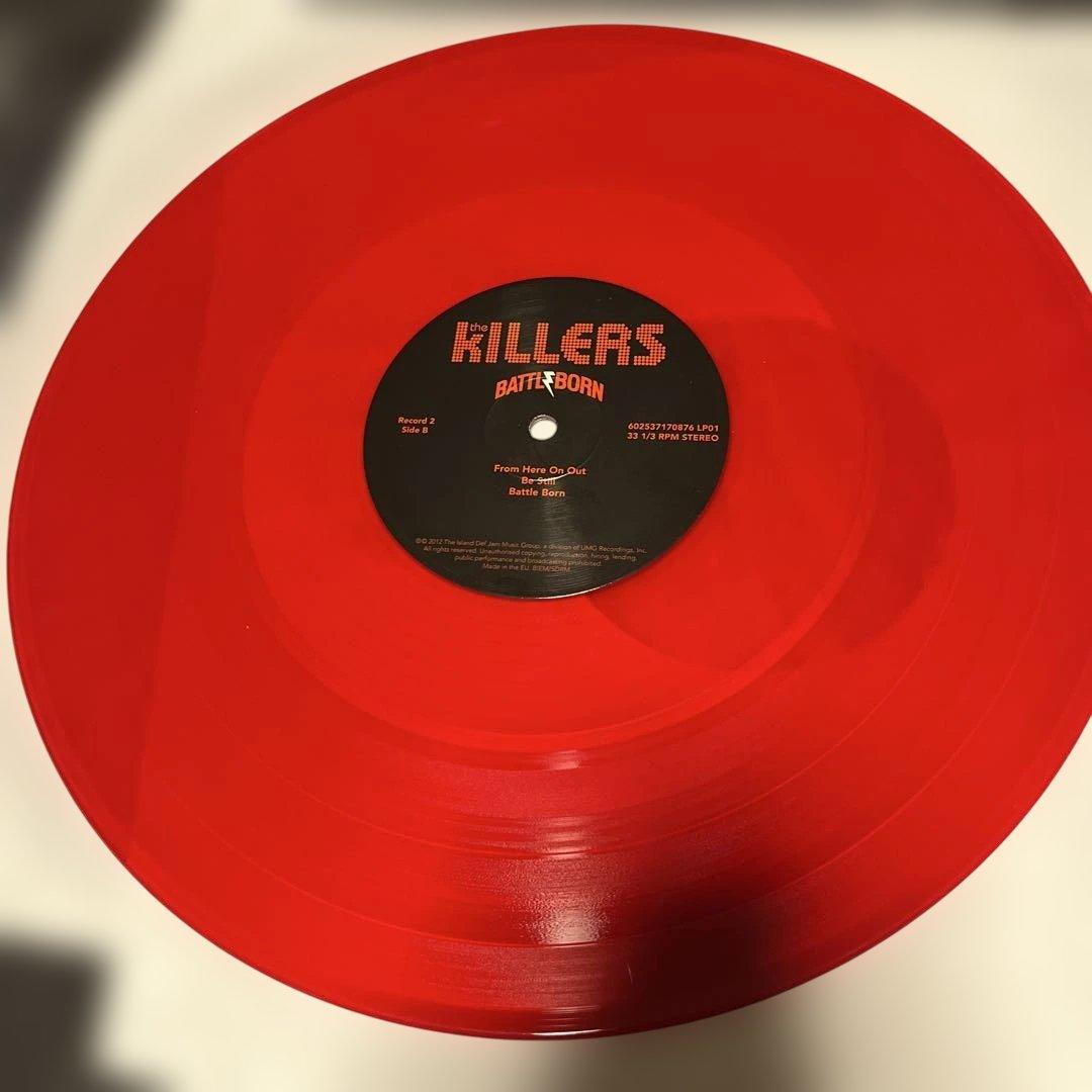 The Killers Battle Born EU Limited Red Vinyl 2LP +Book & Poster, Used | Japansoundstore