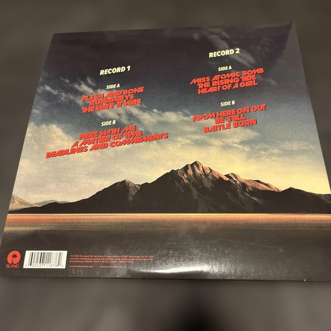 The Killers Battle Born EU Limited Red Vinyl 2LP +Book & Poster, Used | Japansoundstore