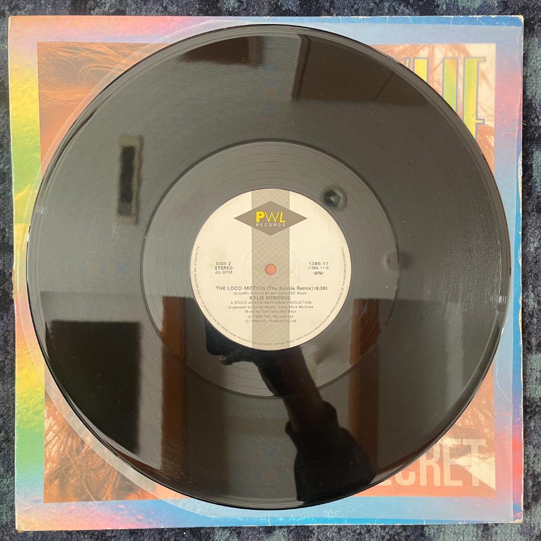 Kylie Minogue It's No Secret 12" Vinyl 1988 Japan Import PWL Records 13B6-11