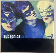 Subsonics Follow Me Down LP Blue Colored Vinyl 1998 Garage Rock Japan