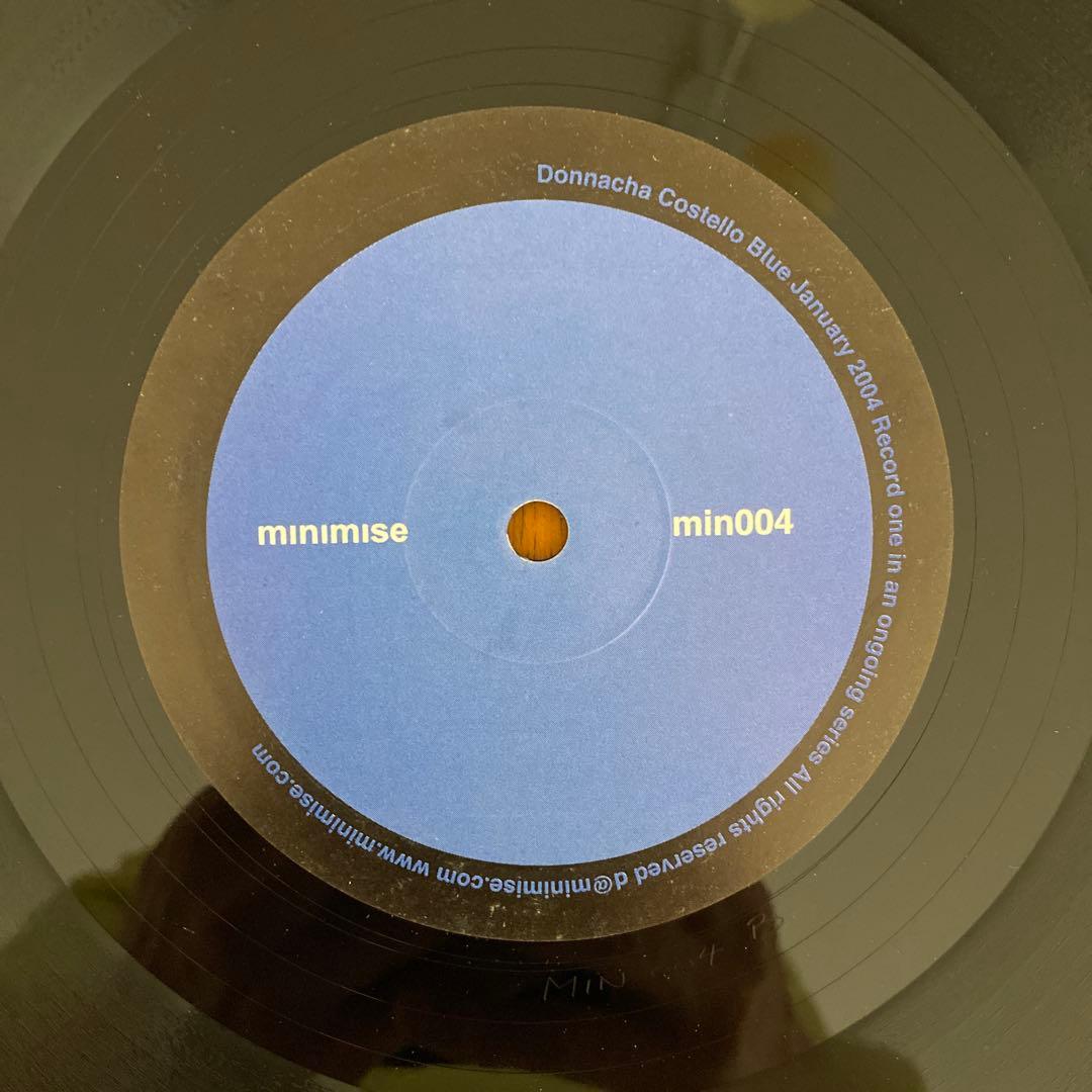 Donnacha Costello - Blue 12" Vinyl EP Minimise 2004 Electronic Techno IDM