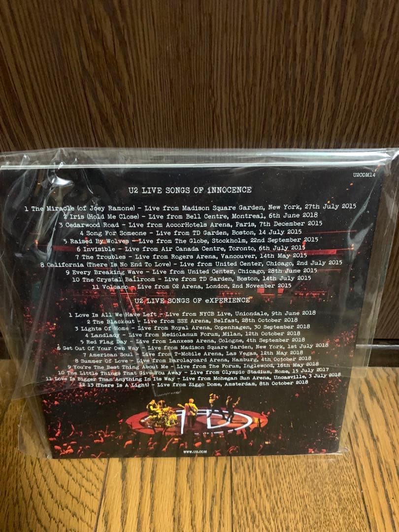 U2 Live Songs of Innocence + Experience 2CD Fan Club Limited Edition Japan