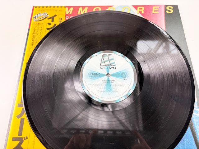 COMMODORES In The Pocket LP Vinyl Record Japan Pressing with OBI & Liner Notes