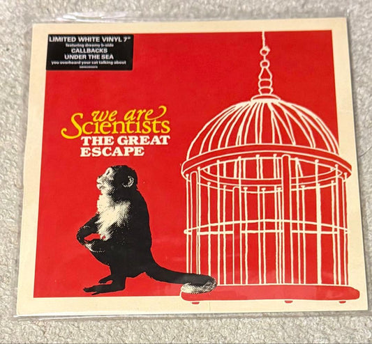 we are Scientists THE GREAT ESCAPE 7" Vinyl White LP Rare Collectible Excellent | Japansoundstore