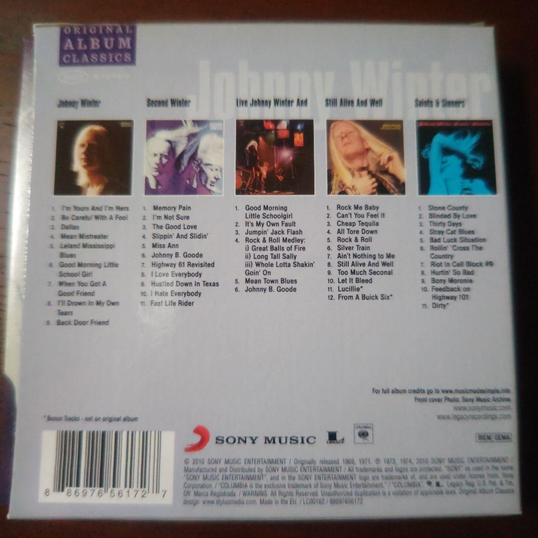 Johnny Winter Original Album Classics 5CD Import Used Storage Damage | Japansoundstore