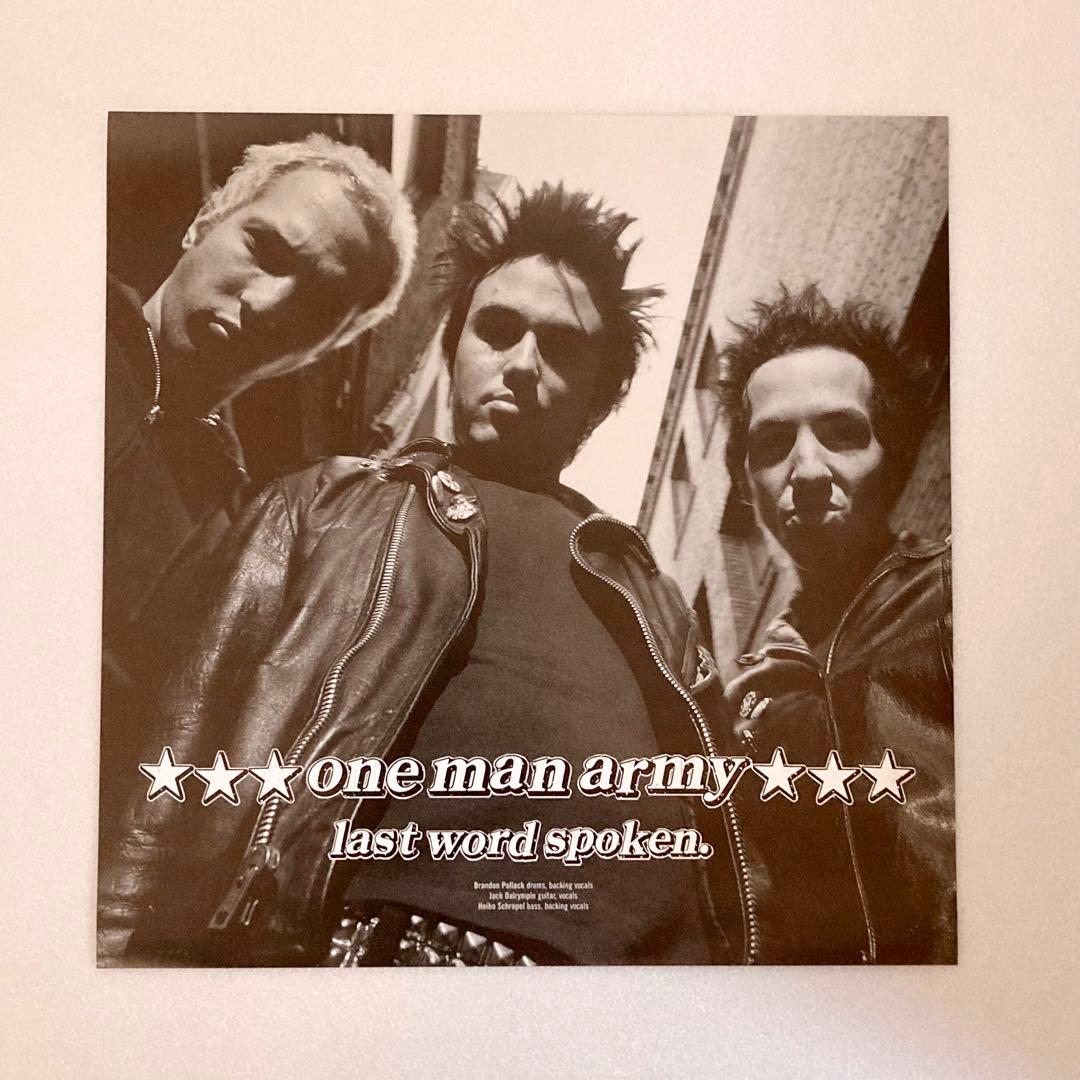 One Man Army Last Word Spoken LP Green Vinyl Near Mint Record | Japansoundstore