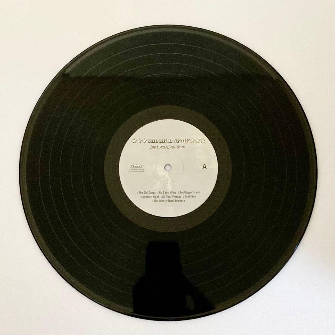 One Man Army Last Word Spoken LP Green Vinyl Near Mint Record | Japansoundstore