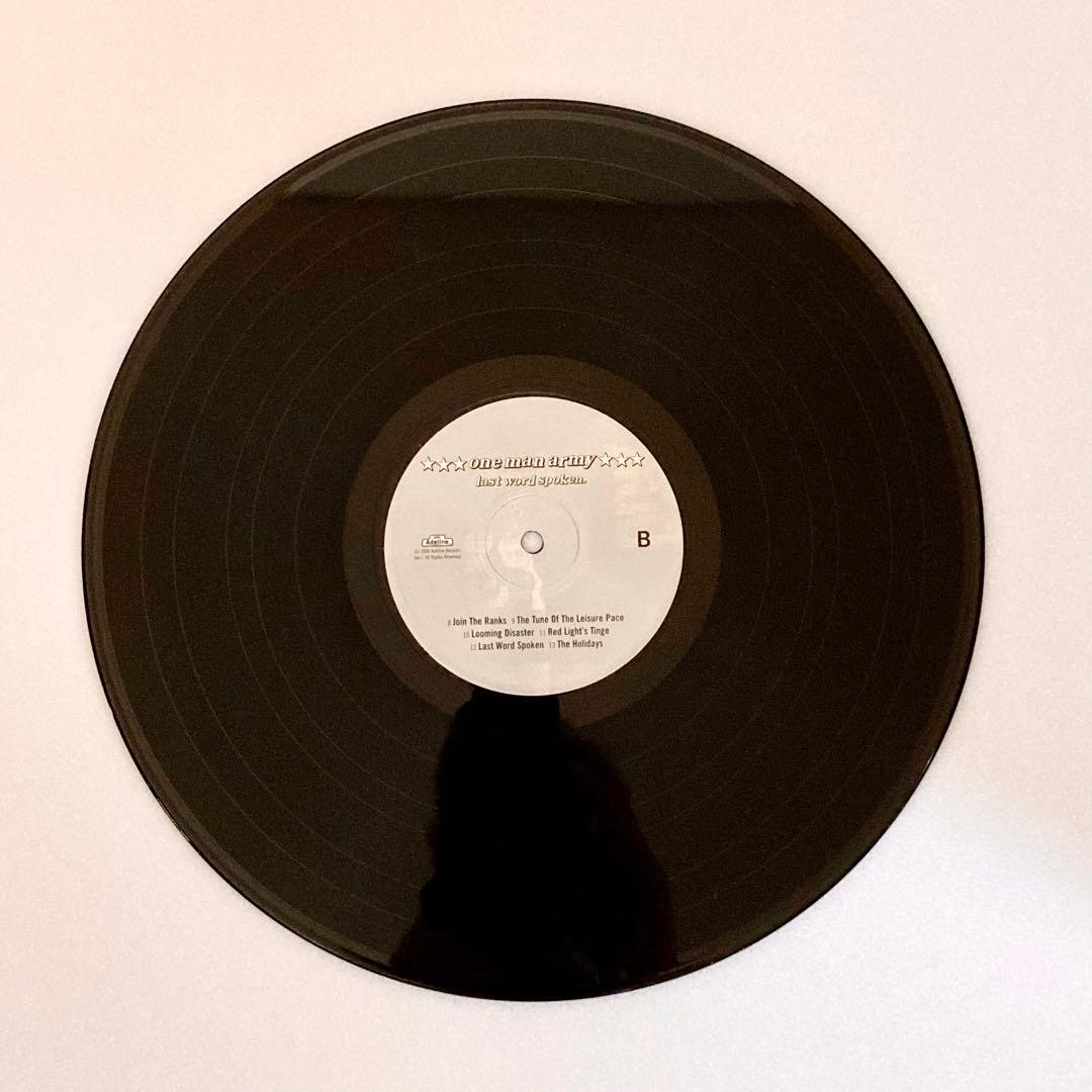 One Man Army Last Word Spoken LP Green Vinyl Near Mint Record | Japansoundstore