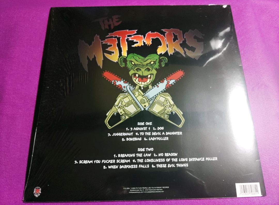 The Meteors - These Evil Things LP Limited Color Vinyl 300 Copies Psychobilly