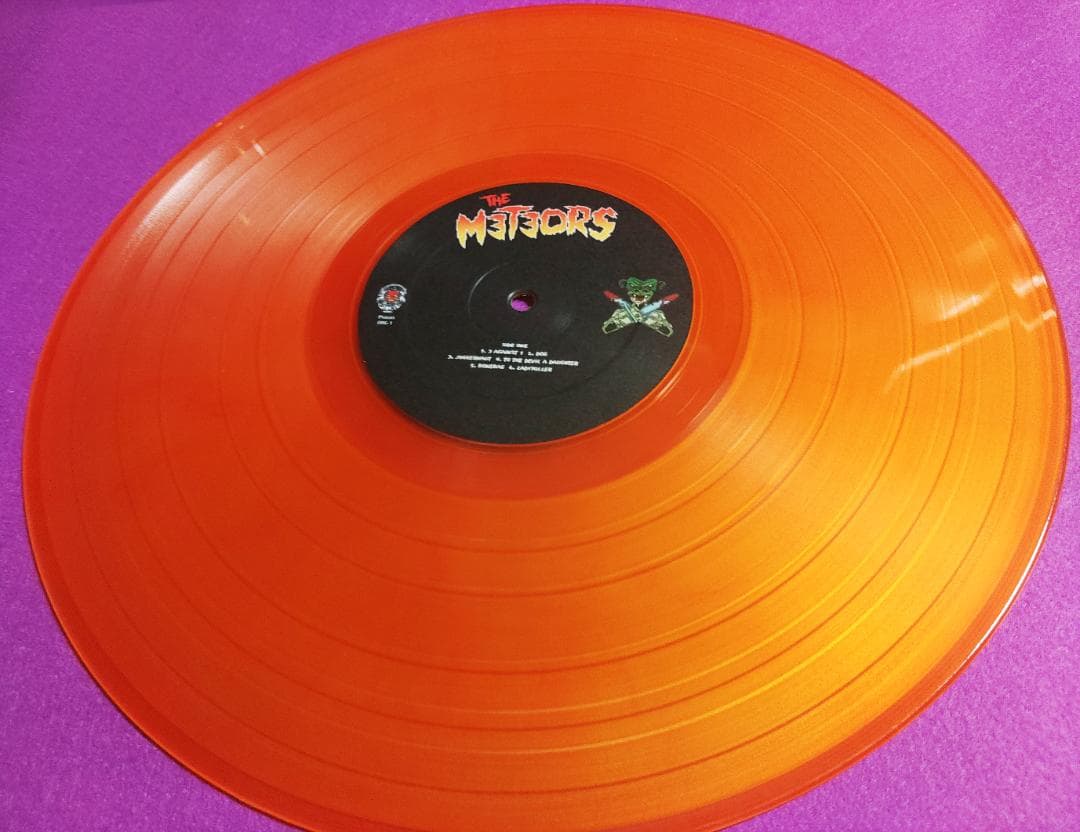 The Meteors - These Evil Things LP Limited Color Vinyl 300 Copies Psychobilly