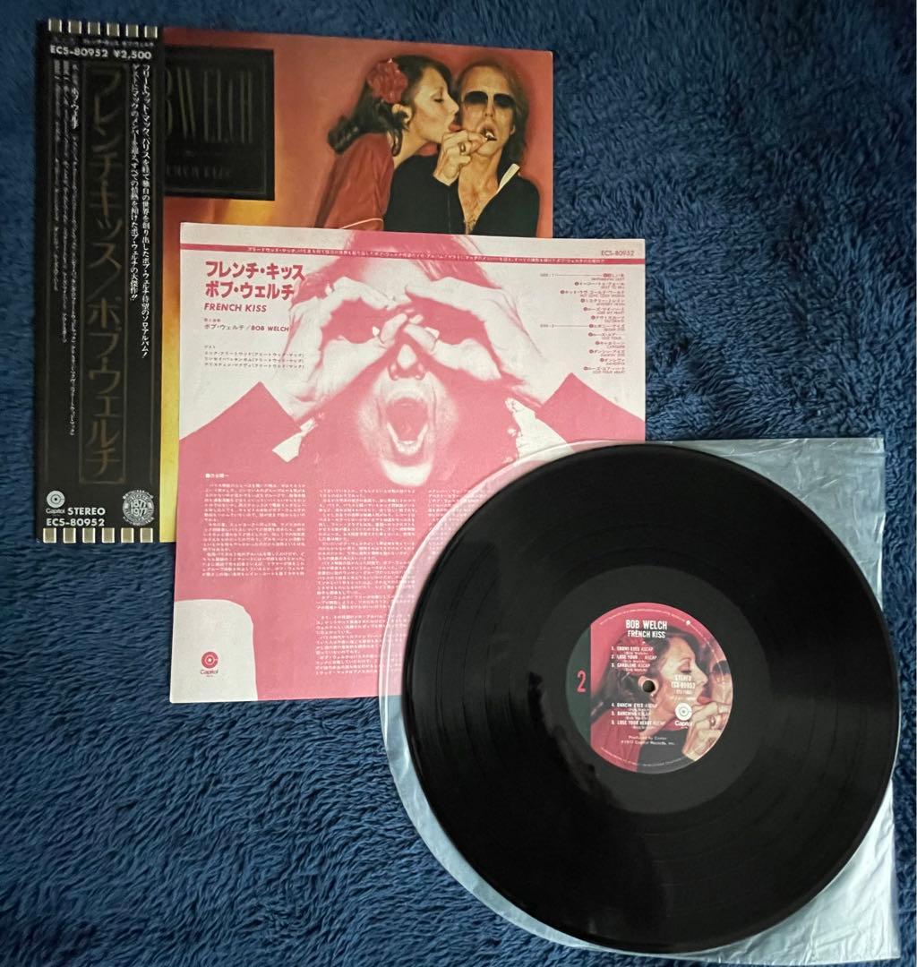 Bob Welch French Kiss Japan Vinyl LP Obi Insert 1977 Rock Fleetwood Mac Members