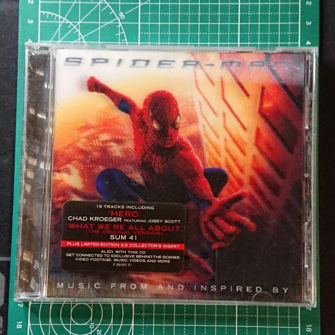 Spider-Man Soundtrack CD (2002) Various Artists, Includes 3D Collector's Insert