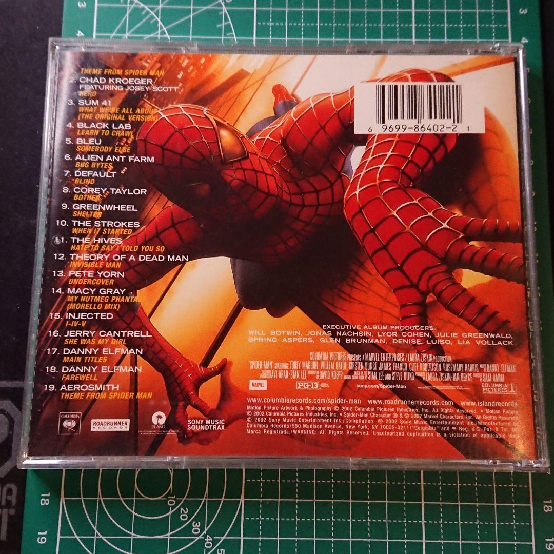 Spider-Man Soundtrack CD (2002) Various Artists, Includes 3D Collector's Insert