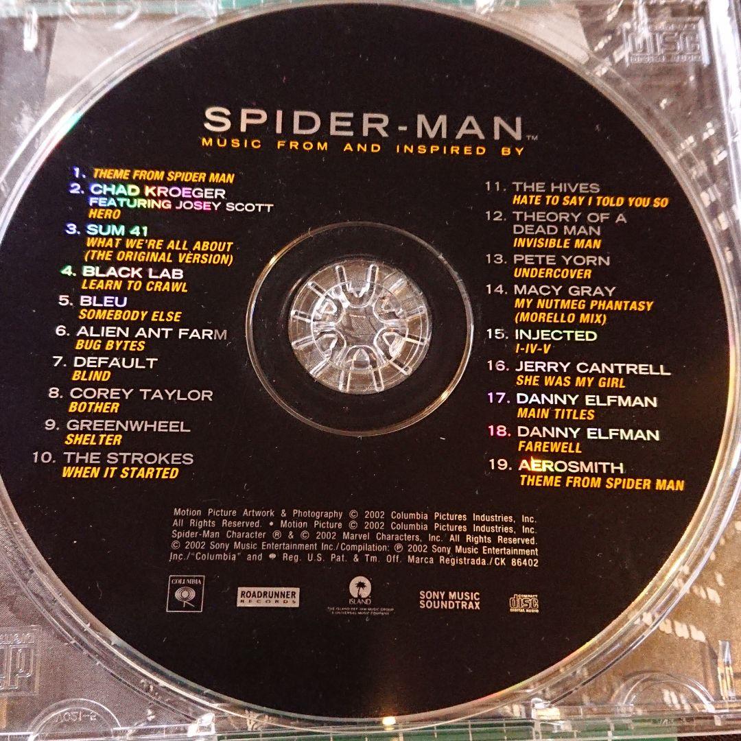 Spider-Man Soundtrack CD (2002) Various Artists, Includes 3D Collector's Insert