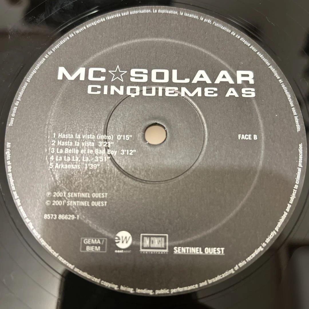 MC Solaar - Cinquième As Vinyl 2LP France Hip Hop Original 2001