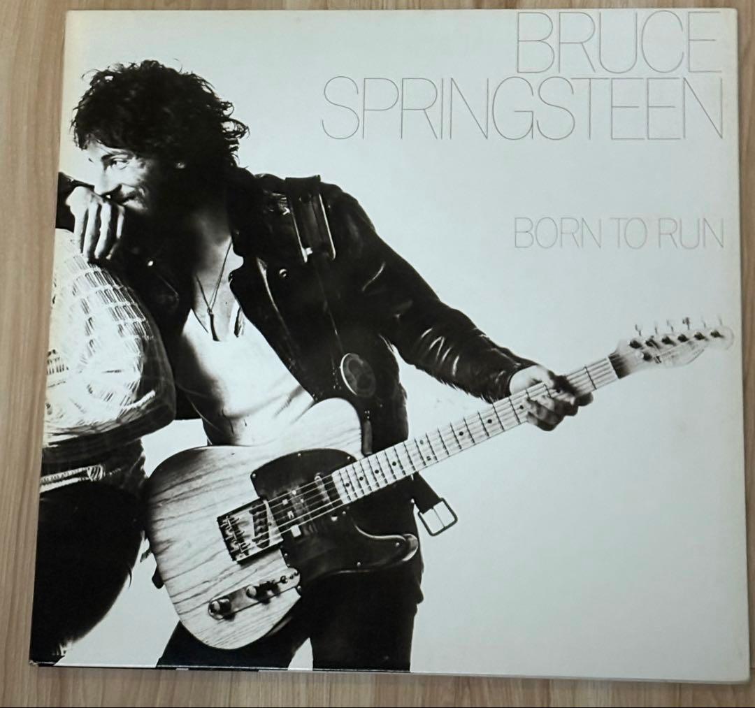 Bruce Springsteen Born to Run LP Record Black Vinyl White Cover Used | Japansoundstore