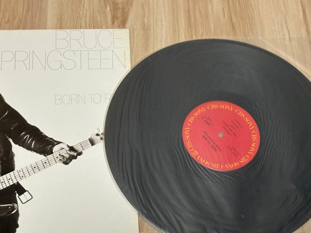 Bruce Springsteen Born to Run LP Record Black Vinyl White Cover Used | Japansoundstore