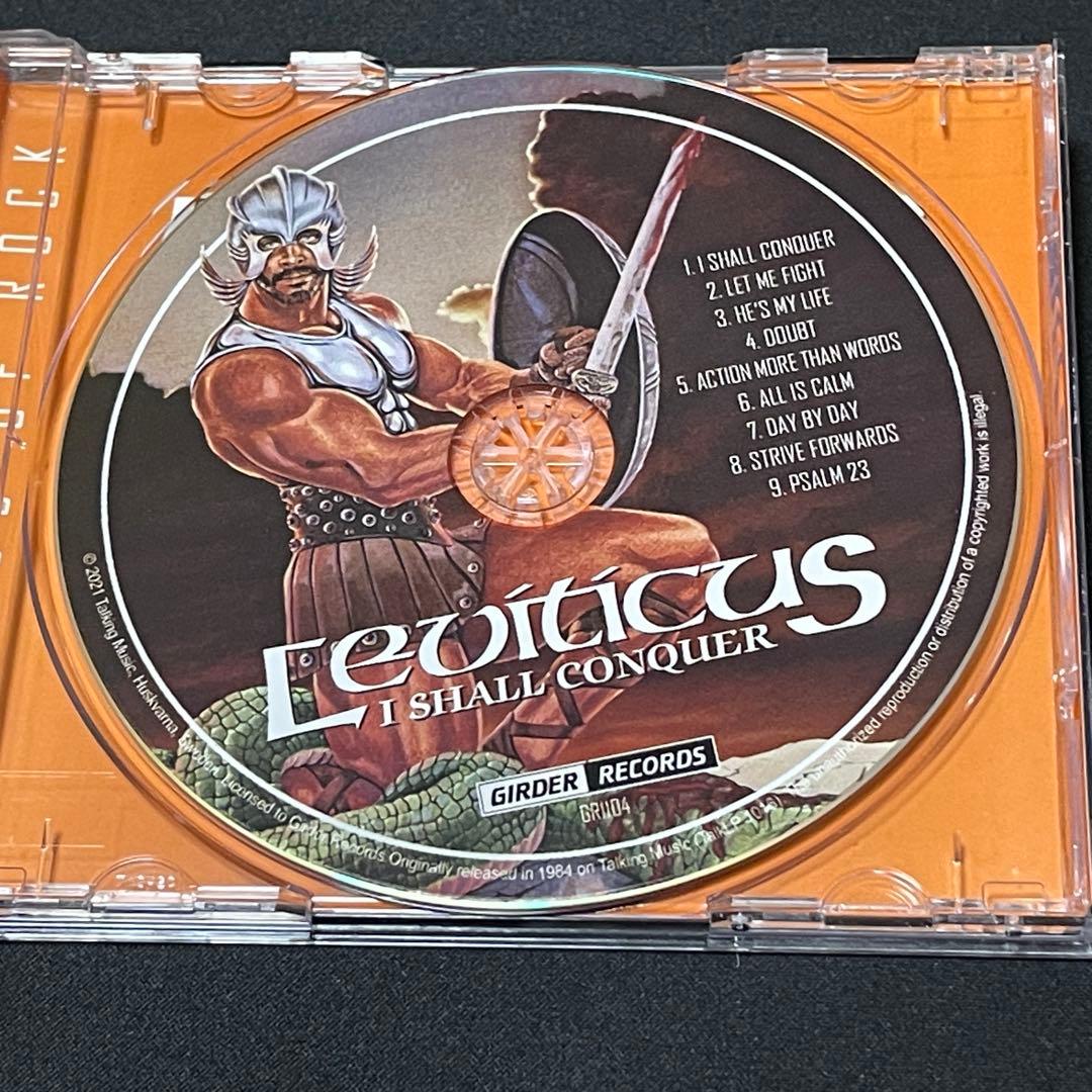 Leviticus I Shall Conquer CD 2021 Remaster Girder Records melodic hard rock