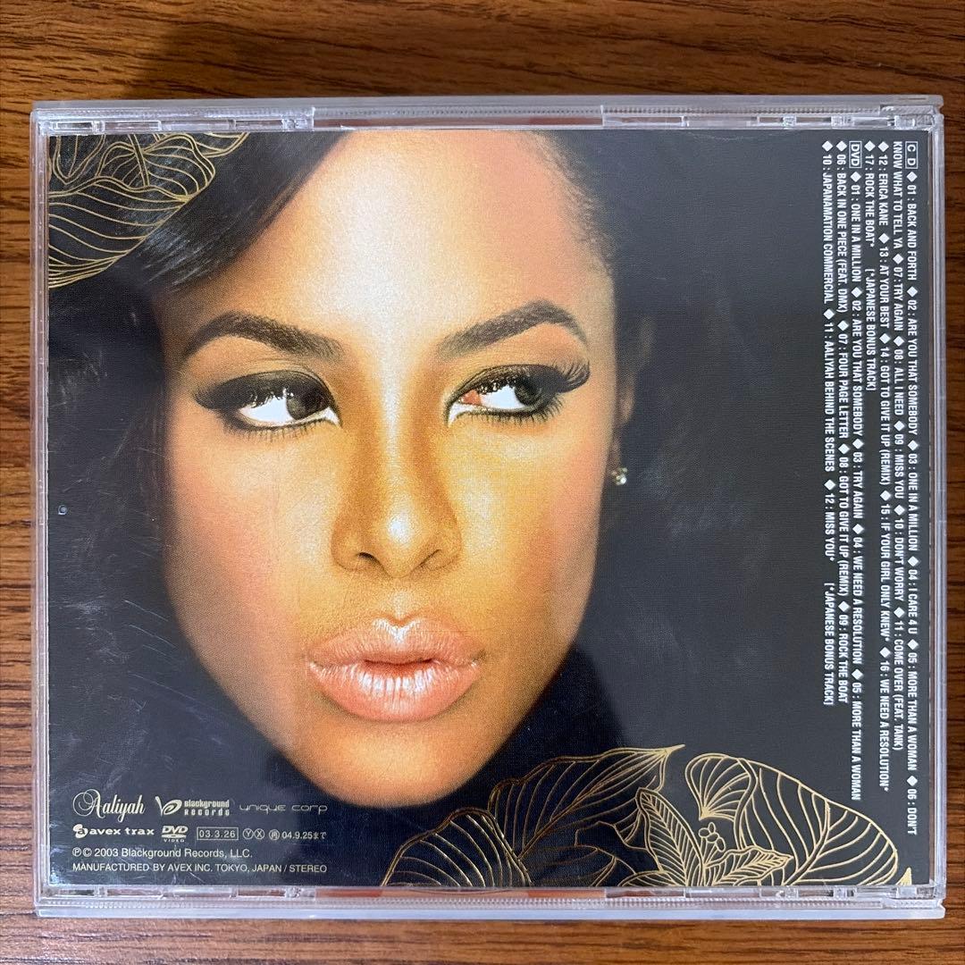 Aaliyah - I Care 4 U 2CD+DVD Japan Press w/ OBI Limited Edition 2003