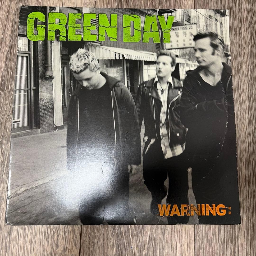 Green Day - Warning Vinyl LP, Limited Edition Green Vinyl, Adeline Records