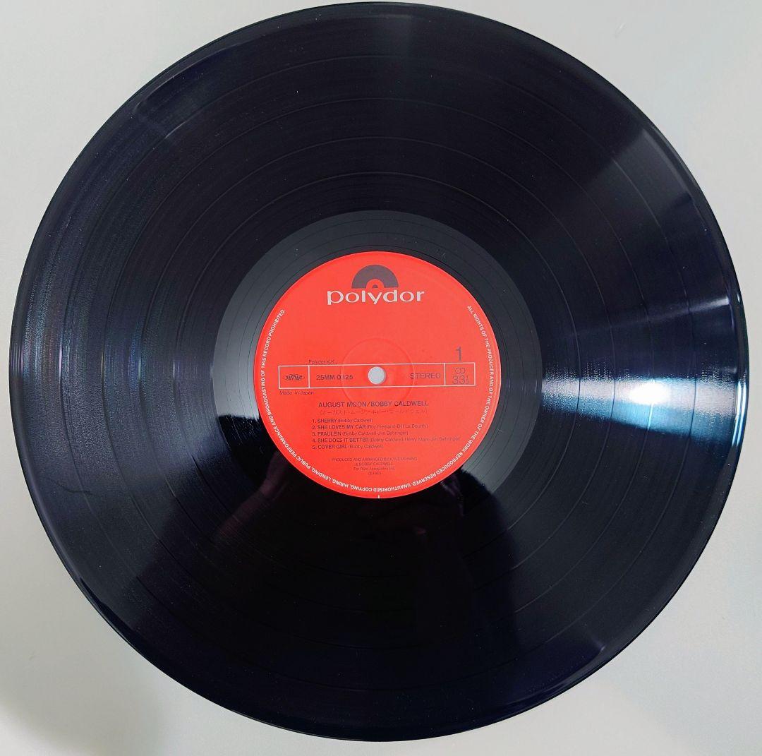 Bobby Caldwell August Moon LP with Obi & Sleeve - Excellent Condition | Japansoundstore