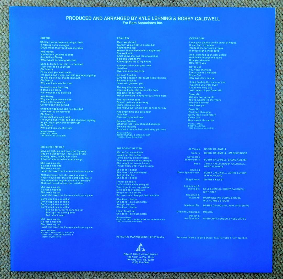Bobby Caldwell August Moon LP with Obi & Sleeve - Excellent Condition | Japansoundstore