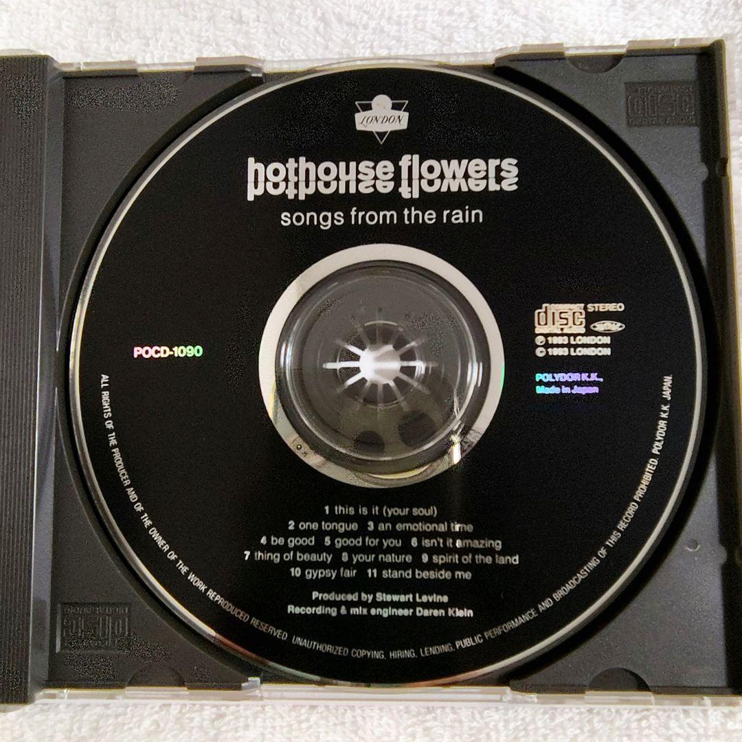 Hothouse Flowers Songs From The Rain CD Japan Press with Obi + Bonus Mini CD