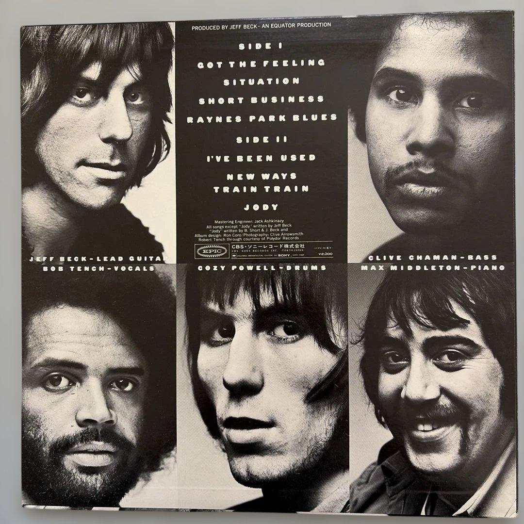 JEFF BECK GROUP - Rough And Ready Japan LP 1971 Epic EPIA-53030 Classic Rock
