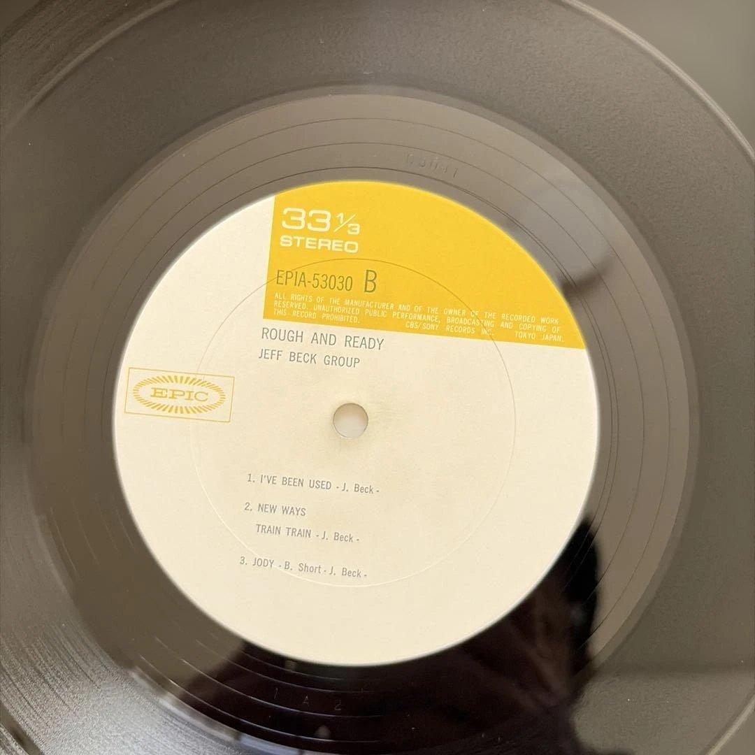 JEFF BECK GROUP - Rough And Ready Japan LP 1971 Epic EPIA-53030 Classic Rock