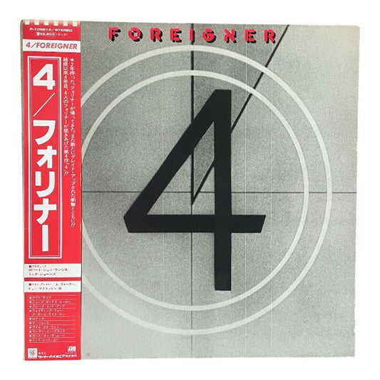 FOREIGNER 4 LP Vinyl Japan Original Pressing P-10981A w/ Obi Strip