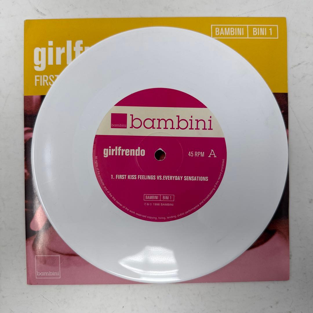 Girlfrendo First Kiss Feelings 7" Vinyl Japan Indie Rock Near Mnt | Japansoundstore