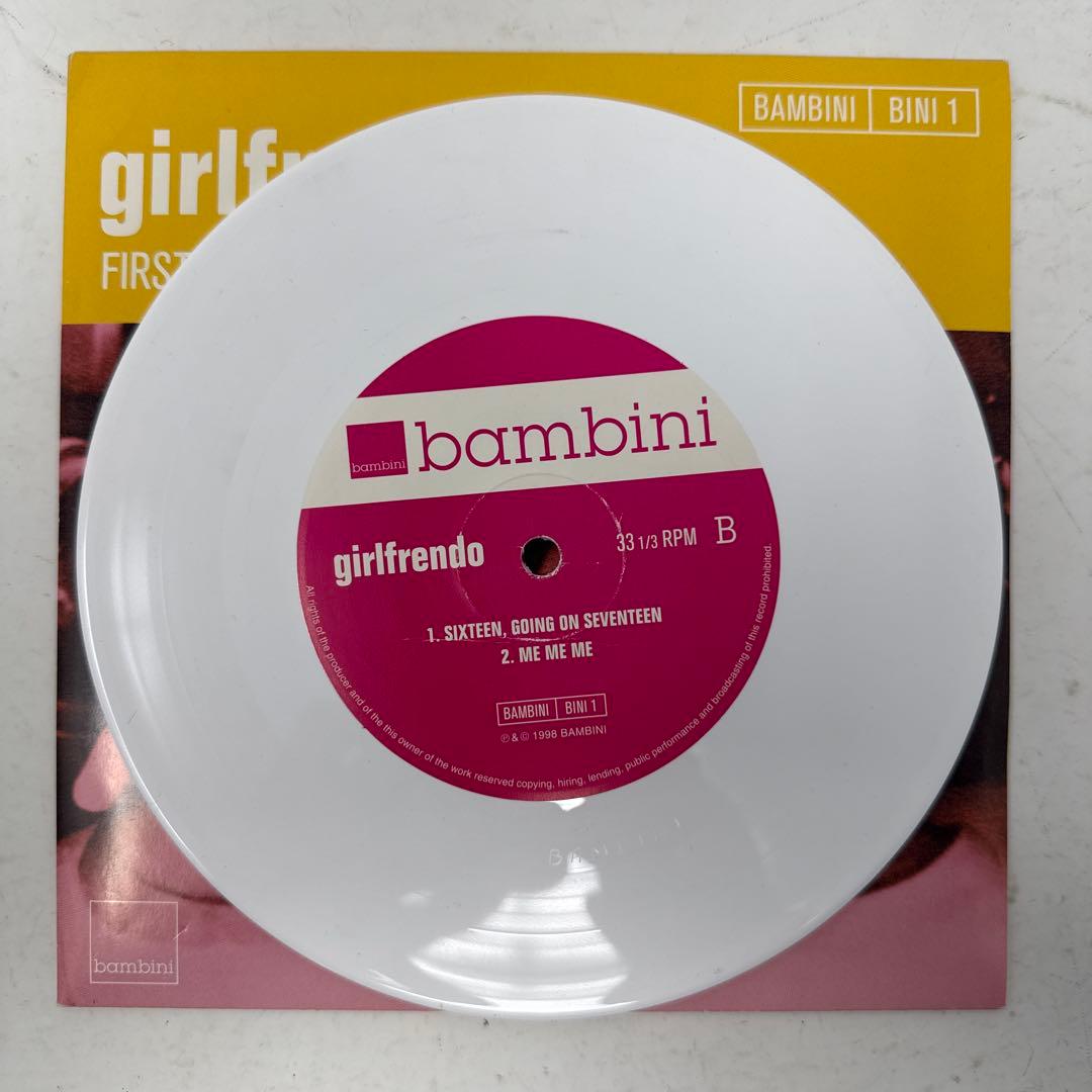 Girlfrendo First Kiss Feelings 7" Vinyl Japan Indie Rock Near Mnt | Japansoundstore
