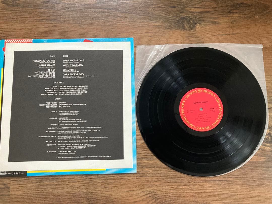 Weather Report - Weather Report (1982) Vinyl LP Japan 25AP 2211 w/ Obi