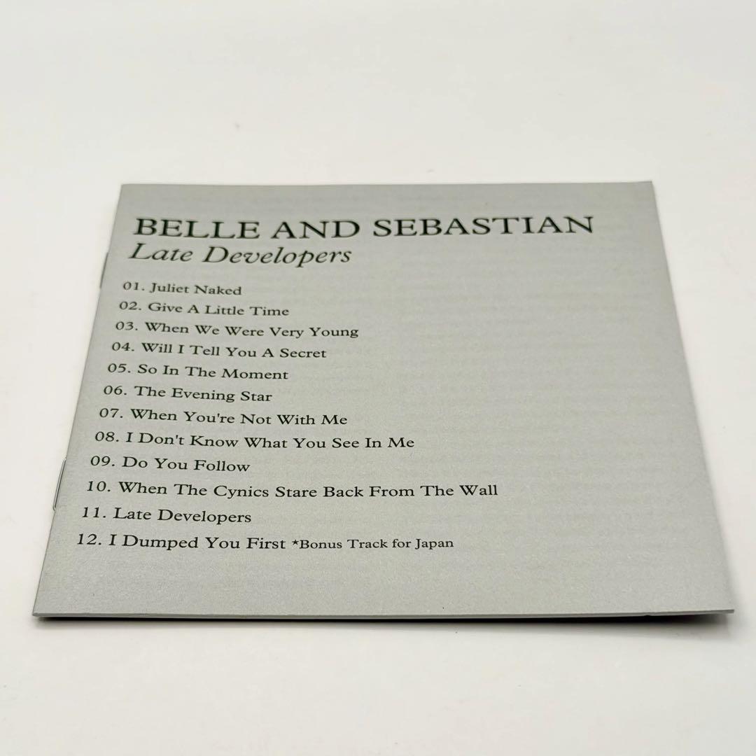 Belle and Sebastian Late Developers CD Japan Press 2022 Indie Pop Bonus Track