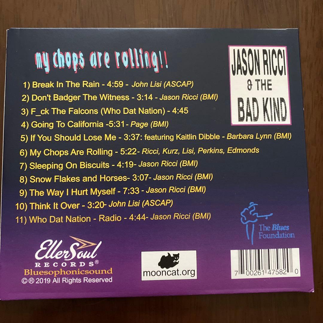 Jason Ricci & The Bad Kind - My Chops Are Rolling!! CD Japan Press BSMF 2019