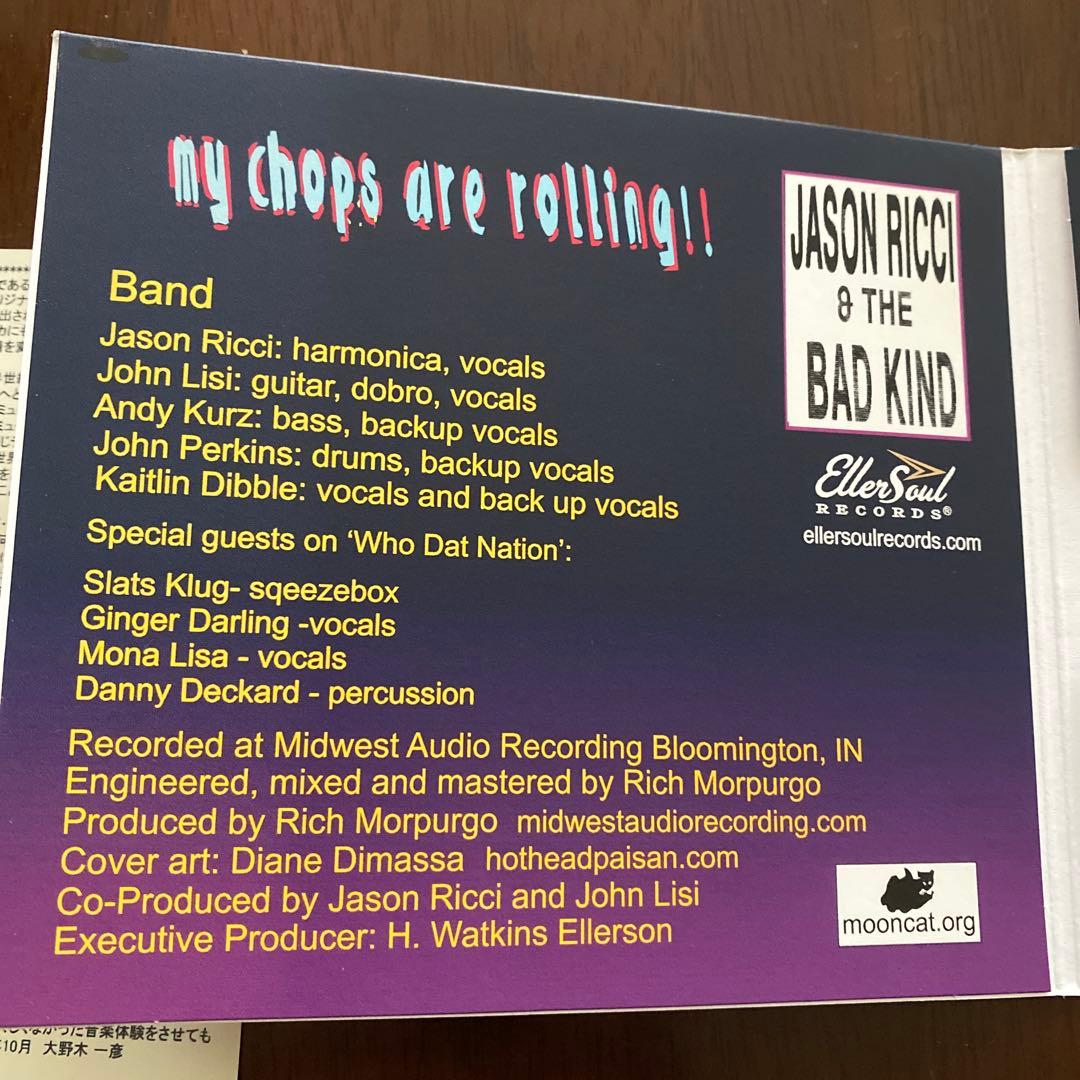 Jason Ricci & The Bad Kind - My Chops Are Rolling!! CD Japan Press BSMF 2019