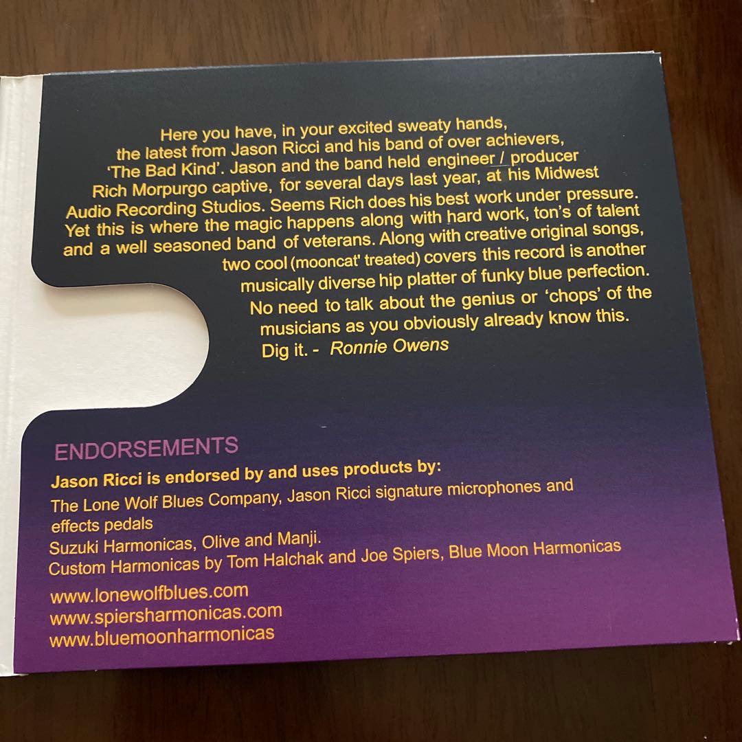 Jason Ricci & The Bad Kind - My Chops Are Rolling!! CD Japan Press BSMF 2019