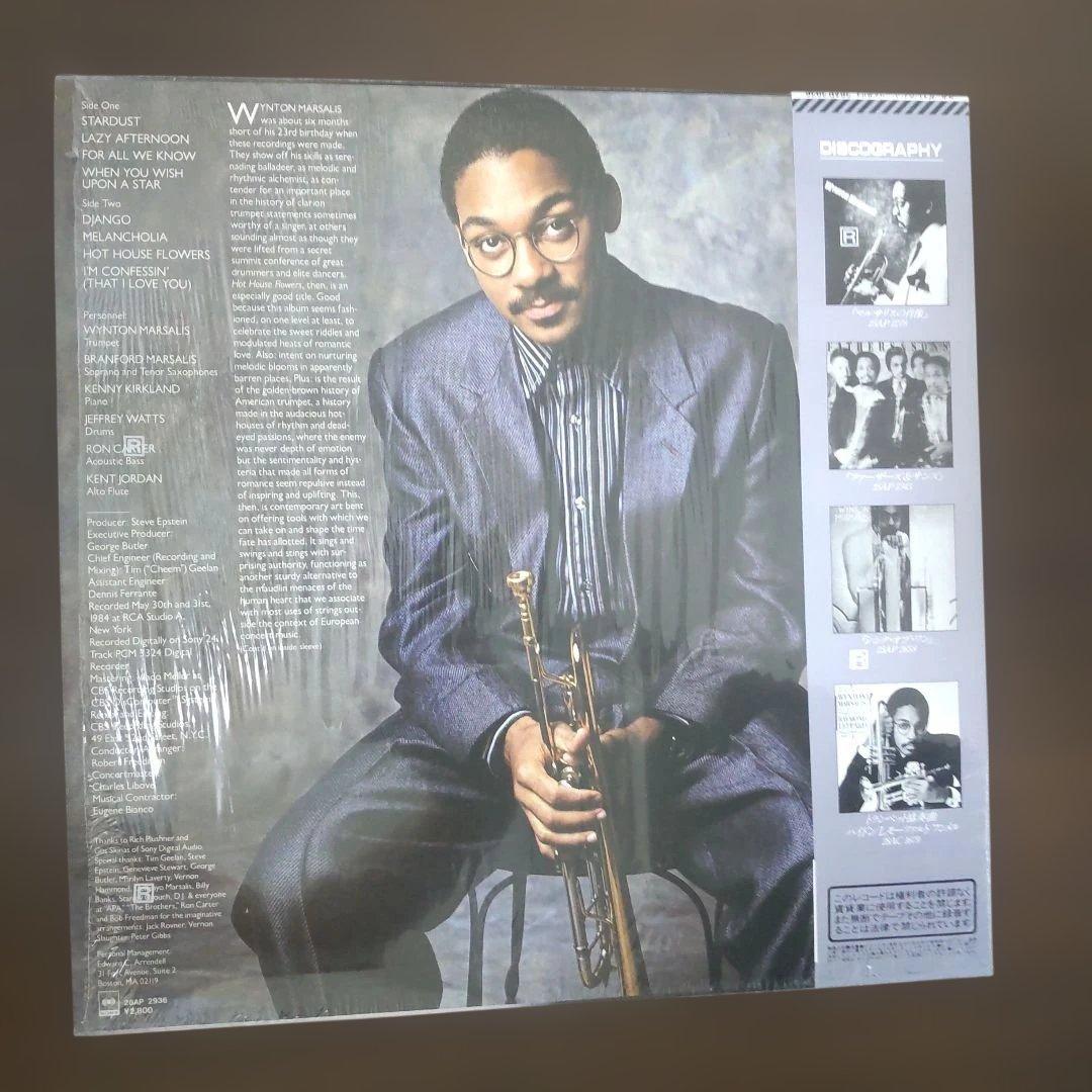 Wynton Marsalis - Hot House Flowers LP Vinyl 1984 Japan CBS/Sony Jazz Obi