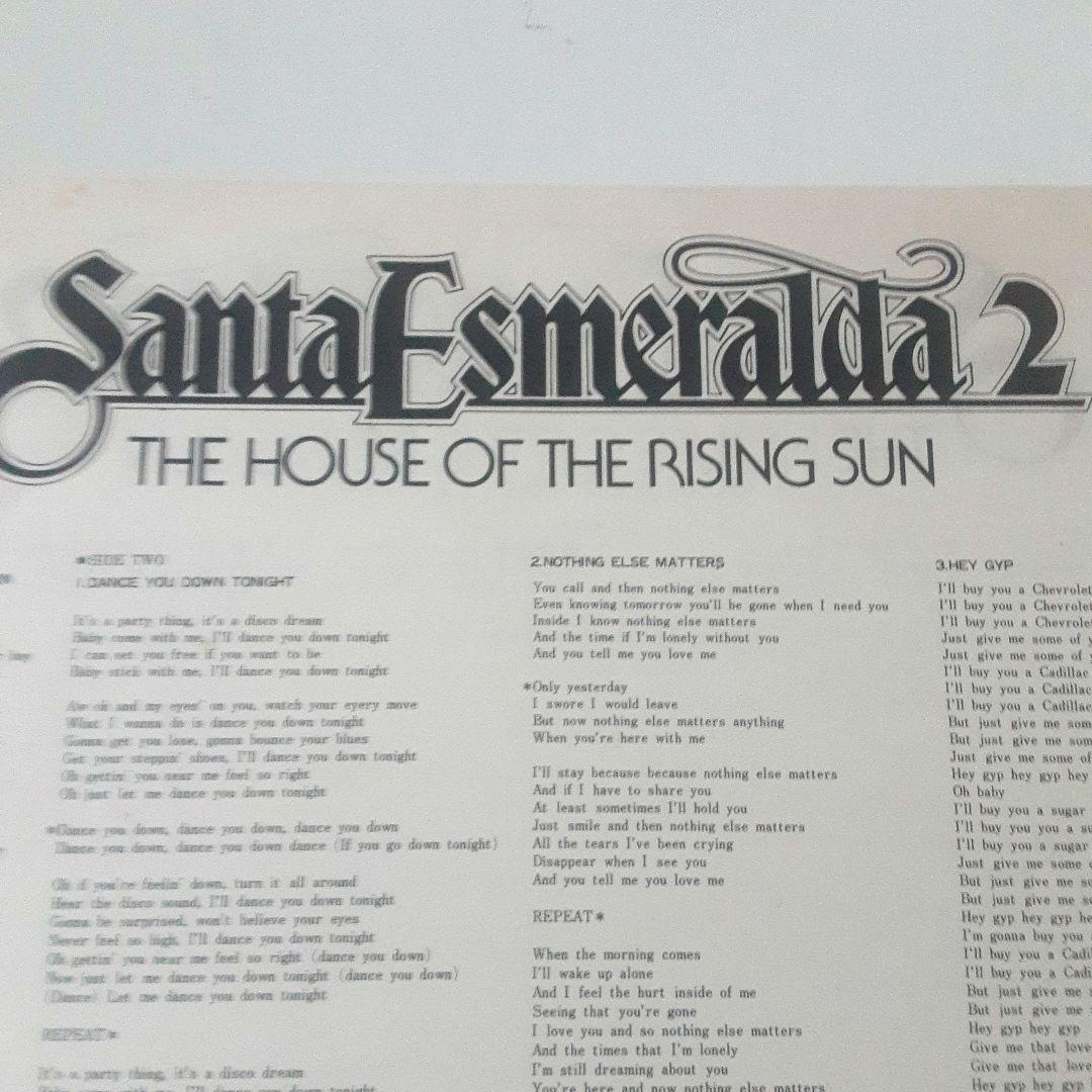 Santa Esmeralda - The House Of The Rising Sun LP Japan Vinyl w/ Obi & Insert