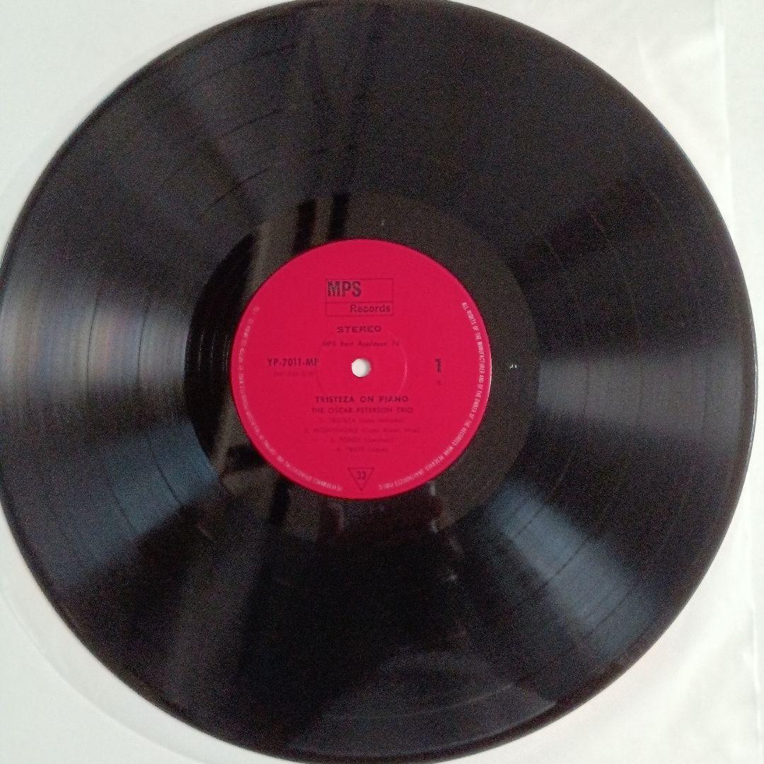 Oscar Peterson Trio - Tristeza On Piano LP Japan Pressing MPS Records YP-7011-MP